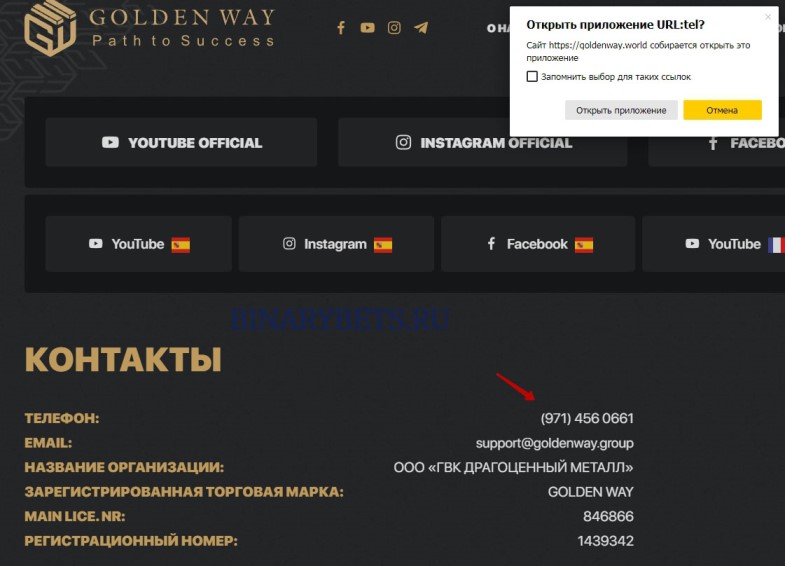 Golden Way reviews scam